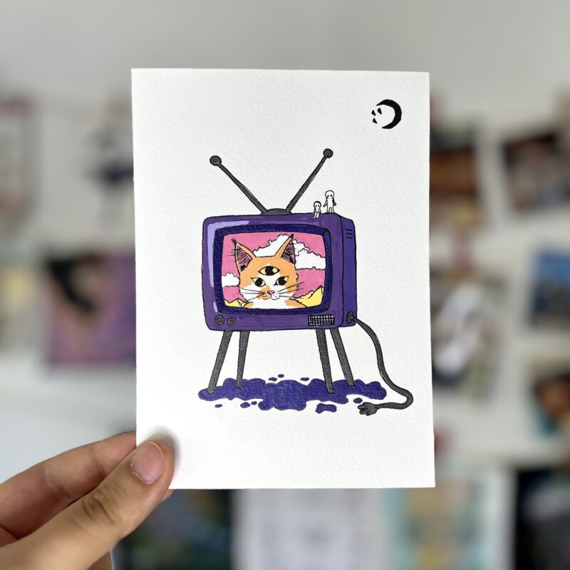 Are you watching the cat… – Original