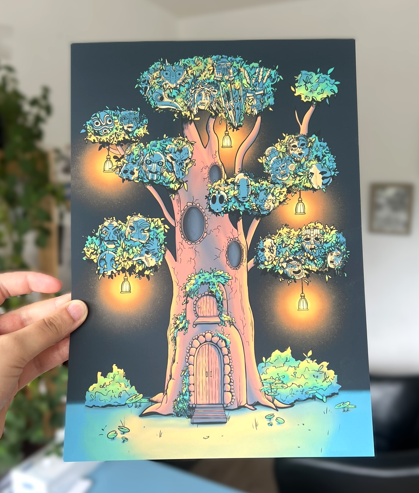L'arbre à masques - Art print – Image 4