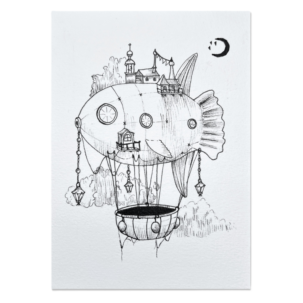 Poisson lune - Original