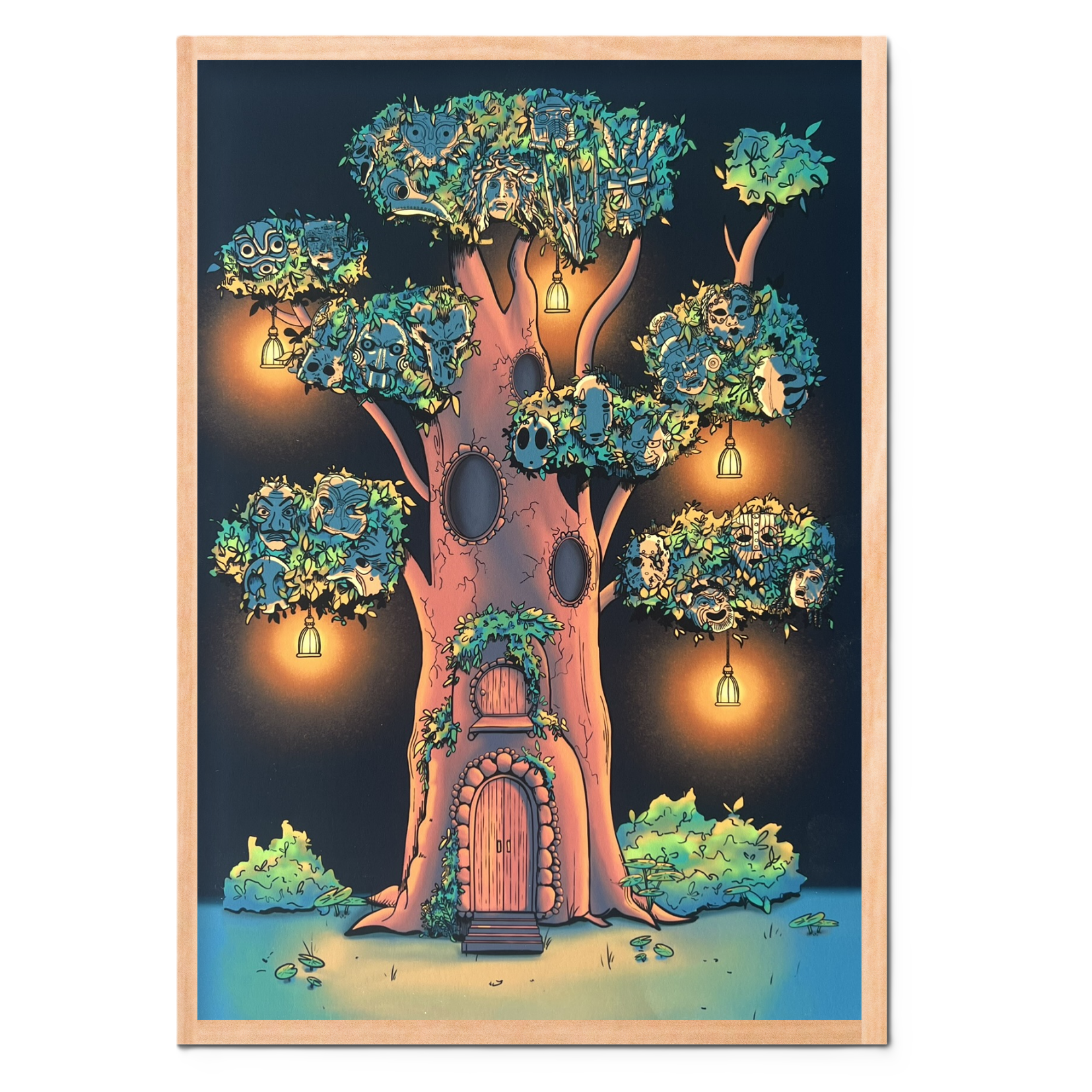 L'arbre à masques - Art print – Image 3